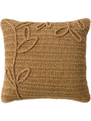 Mudo Home VANESSA FLORAL KIRLENT NATUREL 45X45 CM