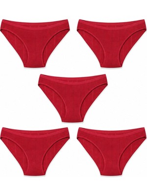 Hepsine Rakip 5li Kadın Jakarlı Bikini Klimalı Kaliteli Ekonomik Yumuşak