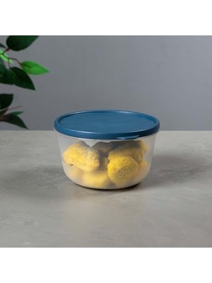 Cekar Store Yuvarlak Saklama Kabı 1 L