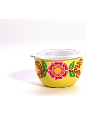 Dedemin Emayeleri Sarı Çerezlik (9 Cm)
