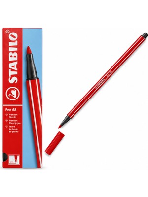 Stabilo Pen 68 Kızıl 68/48 10 Lu Paket