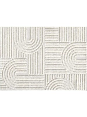 Vivense Elit Koleksiyonu Makine Halısı, Bukleli, Krem, 80X150
