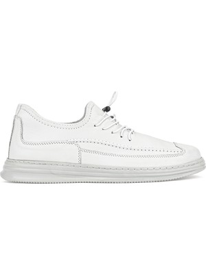 Ziya, Erkek Hakiki Deri Ayakkabı 1611040ZY2508 Beyaz