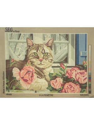 Seg de Paris Seg Baskılı Goblen 929 540 A La Fenetre 45X60CM Tablo Pano