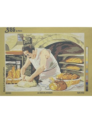 Seg de Paris Seg Baskılı Goblen 929 402 Le Boulanger 45X60CM Tablo Pano