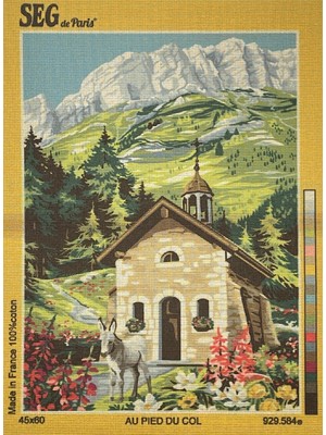 Seg de Paris Seg Baskılı Goblen 929 584 Au Pied Du Col 45X60CM Tablo Pano
