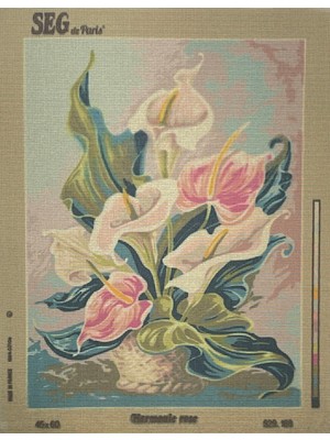 Seg de Paris Seg Baskılı Goblen 929 188 Harmonic Rose 45X60CM Tablo Pano