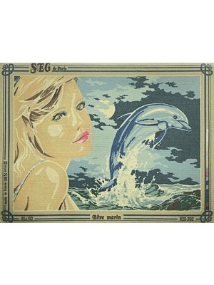 Seg de Paris Seg Baskılı Goblen 929 359 Beve Marin 45X60CM Tablo Pano