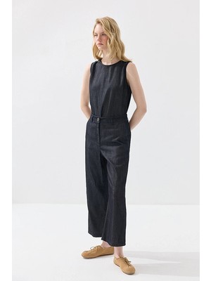 Gusto Tensel Denim Pantolon - Lacivert