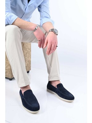 Bestello Bağcıksız Kauçuk Taban Hakiki Deri Loafer 333-216 Erkek Ayakkabı
