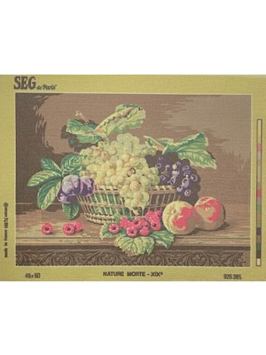 Seg de Paris Seg Baskılı Goblen 929 385 Nature Morte 45X60CM Tablo Pano