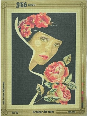Seg de Paris Seg Baskılı Goblen 929 337 L'adeur Des Roses 45X60CM Tablo Pano