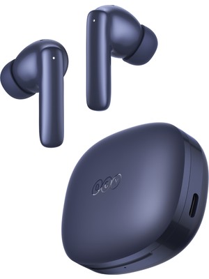 Qcy T13 Pro Bluetooth Kulaklık 6.0 - 50 Db Anc 4 Mics. Ipx4- 0.045 Sn. Çift Cihaz - Tek Şarj 10.5 Saat- Kutu ile 47 Saat