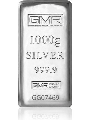 Genç Metal Rafineri Agakulche 1000 Gram 999.9 Ayar Gmr Külçe Gümüş