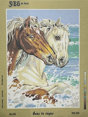 Seg de Paris Seg Baskılı Goblen 929 386 Dans La Vague 45X60CM Tablo Pano