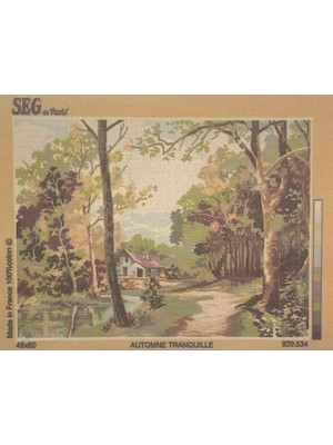Seg de Paris Seg Baskılı Goblen 929 534 Automne Tranquille 45X60CM Tablo Pano