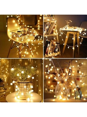 Cekar Store Dekoratif LED Işık Dizeleri (Ampul Top)