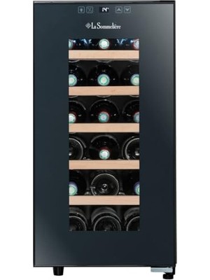 Cekar Store Service Solo Şarap Dolabı, 18 Şişe Kapasiteli LS18S - Siyah, Hibrit Soğutma Sistemi, Dolap Içi LED Aydınlatma, Titreşim Önleyici Sistem, Enerji Verimliliği          [enerji Sınıfı F]