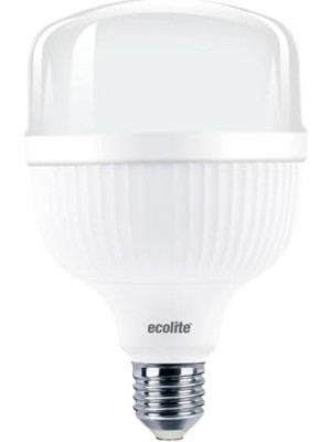 Cekar Store Ecolite Jumbo LED Ampul 36W (200W Eşdeğer) - E27 Duy, 6500K Beyaz Işık, 4000 Lümen, Enerji Tasarruflu LED Lamba, 166X115MM, Ac 220V          [enerji Sınıfı F]
