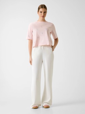 Guess Silvy Boxy Fit Kadın Pembe T-Shirt V6GI18K2985-G63M