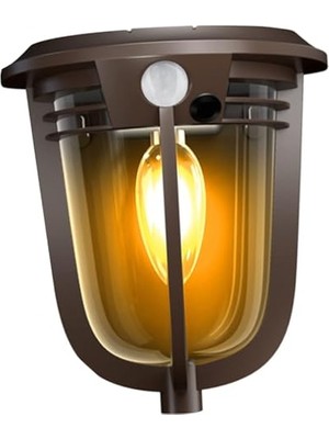 Cekar Store Güneş Enerjili Hareket Sensörlü, Cob LED Duvar APLIK/GT-SL18          [enerji Sınıfı A+++]