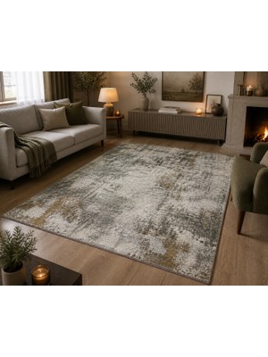 Hoom Rugs Arkaik Plz 13 Kahve Etnik Renkli Vintage Makine Halısı