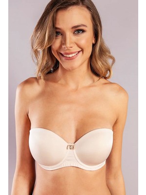 Gabrıella Balconette Foam Cup Bra, Konforlu ve Şık Sütyen, Strapless Mery Woman