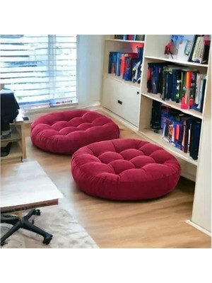Vivense Tubihome Ikili Dekoratif Minder, Bordo