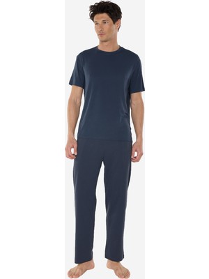 Malabadi Erkek Bisiklet Yaka Micro Modal Extra Yumuşak Yazlık Pijama Takımı 6030