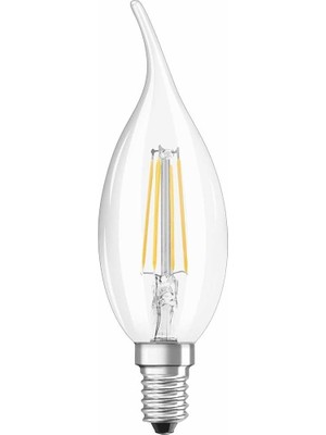 Osram LED 4W 2700K 470LM E14 Duy Flamanlı Sarı Işık Ampul