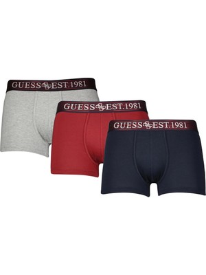 Guess Erkek 3'lü Boxer  U5BG63.RNK