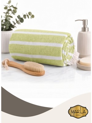 Marla Home %100 Pamuk Dokuma Peştemal Havlu | Plaj & Banyo Havlusu | 100X170 cm