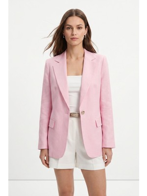 Rays Pembe Cep Detay Ceket 6023-3