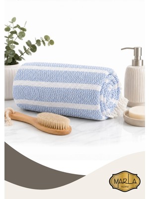 Marla Home %100 Pamuk Dokuma Peştemal Havlu | Plaj & Banyo Havlusu | 100X170 cm