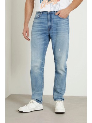 Guess Erkek Relaxed Fit Kot Pantolon M4GA14D5AZ4