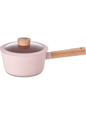 Neoflam Blossom Cam Kapaklı Alüminyum Döküm Sos Tenceresi 18 cm