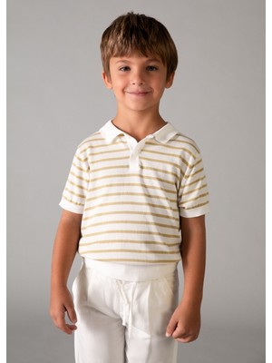 Mayoral Erkek Çocuk Polo T-Shirt Kahve - 03106