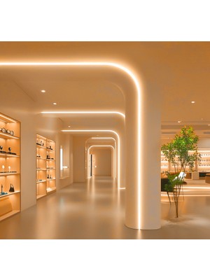 RISHANG Cob Şerit LED 24V ve Trafo Kiti – 10 Metre Set - Metrede 480 LED – Yüksek Crı > 90 – Noktasız Aydınlatma
