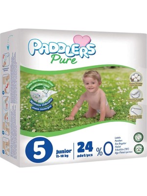 Skygo Pure Bebek Bezi 5 Numara Junior 24 Adet (11-18 Kg) Eko Paket