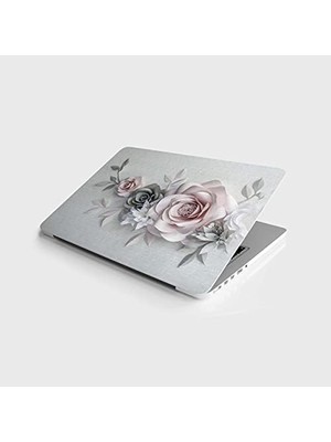Skygo Laptop Notebook Pc Kaplama Etiketi Duvarda Çiçek