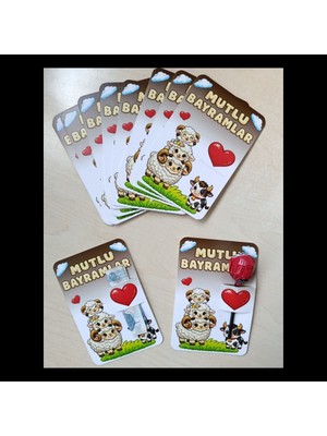 Ti Play Kurban Bayramı Temalı Harçlık / Şeker Kartı 40 Adet