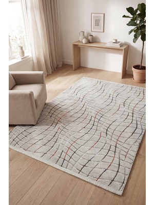 Colore Home Sunset Renkli Dokuma Gri Renk Halı Multi Kesme Yolluk Renkli Dört Mevsim Halı