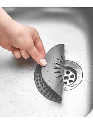 Skygo Büyük Boy Silikon Lavabo Süzgeci,banyo,küvet ve Eviye Süzgeci (1 Adet)