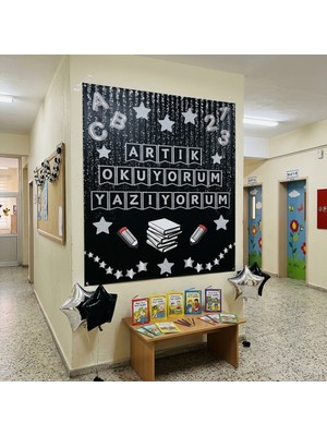 Ti Play Okuma Bayramı Hatıra Fotoğrafı Panosu Pvc Vinil Pano Süsü 160 x 200 cm | Tek Parça 01