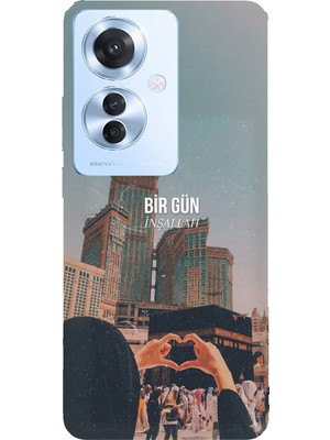 TechTree Oppo Reno 11F Uyumlu Kabe Sevdası Baskılı Silikon Kılıf