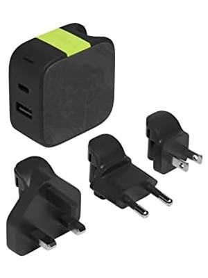 Skygo By - Instantcharger 65W 2 USB Şarj Cihazı, Siyah