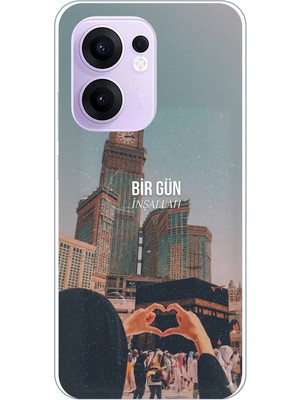 TechTree Oppo Reno 13F Uyumlu Kabe Sevdası Baskılı Silikon Kılıf