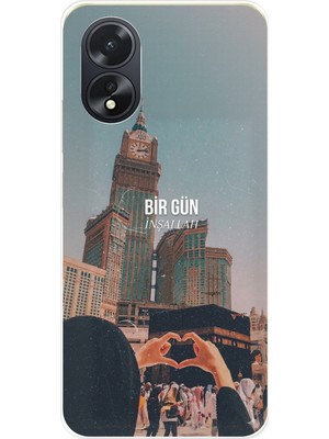 TechTree Oppo A38 Uyumlu Kabe Sevdası Baskılı Silikon Kılıf