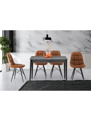 Vivense Cross Masa+Urban Sandalye Takımı