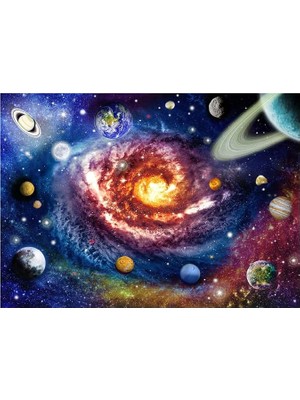 Skygo Blue Focus 1000 Parça Puzzle - Space (Uzay)